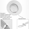 PGM MZ059 Golf Hat Men Sunshade Outdoor Fisherman Hat(White)