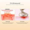 Ultrasonic Color Light RF Beauty Instrument Fat Blasting Instrument(Gold)