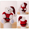 Plush Bear Doll Christmas Ornaments Cute Doll Decorations Christmas Children Gifts(Sitting Posture)