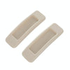 1pair Rectangular Paste Assist Door Windows Handle Refrigerator Cabinet Door Handle(Khaki)