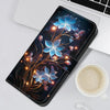 For Samsung Galaxy S21+ 5G Crystal Texture Colored Drawing Leather Phone Case(Little Lantern Flower)