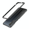 For Vivo X50 & X50 Pro Aluminum Alloy Shockproof Protective Bumper Frame(Black Silver)