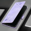 For Asus Zenfone 11 Ultra Skin Feel Embossed Leather Phone Case(Light Purple)
