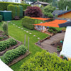 Outdoor Garden Sunshade Sail Waterproof Anti-UV Canopy, Size: 5m x 6m(Orange)