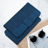 For Xiaomi Redmi K70 Pro / K70 Geometric Embossed Leather Phone Case(Blue)