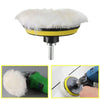 7 in 1 Buffing Pad Set Thread Auto Car Polishing Pad Kit for Car Polisher, Size:6 inch