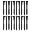 3 Sets 20pcs/Set  Fishbone Silicone Cable Tie Cable Organizer Winder, Color: Black
