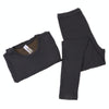 Antibacterial Double-faced Fleece Winter Thickened Constant Temperature Underwear, Size: XXL(Black)