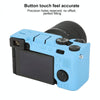 For Sony ILCE-7CM2 / A7C II / A7CR Glossy Soft Silicone Protective Case(Blue)