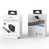 Yesido YC54 Dual USB-C / Type-C Travel Charger with 1m USB-C / Type-C to 8 Pin Cable, EU Plug (Black)