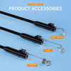 AN112 2 in 1 USB-C / Type-C + 8 Pin Interface 8mm HD Industry Endoscope, Length:1m Hard Tube