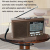 BAIJIALI PX-53U Champagne Gold Multi-band Retro Pointer Radio USB Plug In Card Radios