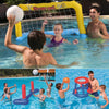 Beach Toys Adult Children Parent-Child Swimming Pool Playing Inflatable Beach Ball Toys, Style: 2 in 1 Set  + 2 Balls