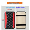Car Center Console Cover Mat PU Leather Car Armrest Cover 32x19cm(Black)