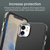 For iPhone 11 Carbon Fiber Series IMD Phone Case(Black)