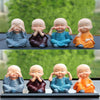 In Car Cute Four Little Monks Ornaments Car Interior Decorations Specification Crystal Base Not Swing