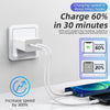 M160 PD 40W Dual Type-C Fast Charger, Specification:EU Plug(White)