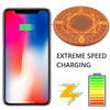 10W Magic Array Qi Standard Wireless Fast Charger Charging Pad with Voice For iPhone, Galaxy, Huawei, Xiaomi, LG, HTC and Other QI Standard Smart Phones (Brown)