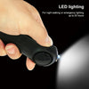 130dB Personal Safety Alarm Keychain with LED Light - White