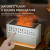 C221 Bluetooth White Noise Flame Aromatherapy Machine Home Desktop Humidifier(English Version)