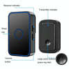 Wireless Doorbell Kit, 5 Receivers, 300m Range, EU Plug, Black