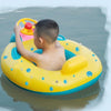 Inflatable Swimming Safety Seat Sunshade Boat Ring for Baby Children, Inflated Size: 72cm x 65cm x 58cm