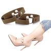 High Heels Fixing Anti-Straps Lace Non-Slip Belt Decorative Buckle(Light Brown)