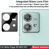 For Motorola Edge 40 Neo 5G imak High Definition Integrated Glass Lens Film Black Version