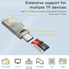 Yesido GS21 USB 3.0 to USB-C / Type-C + TF Card 2 in 1 OTG Card Reader Adapter(Gold)