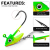Lead Material Fish Shape Anti-hanging Bottom Hook, Specification: 15g(Green)