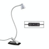 668A001 USB 360 Degree Bend Hose Desk Lamp, Spec: White Two-speed Dimming