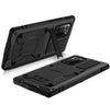 For Samsung Galaxy Note 20 Ultra R-JUST Shockproof Waterproof Dust-proof Metal + Silicone Protective Case with Holder(Black)