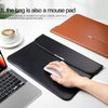 For 15 / 15.4 / 16 inch Laptop Ultra-thin Leather Laptop Sleeve(Black)