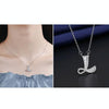 Women Fashion S925 Sterling Silver English Alphabet Pendant Necklace, Style:L