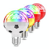 ZQMQD-001 6 LEDs Colorful Rotating Light Magic Ball Atmosphere Light, Spec: Red+Insert Holder
