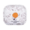 For AirPods 4 Astronaut Pattern TPU Earphones Protective Case(White)