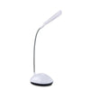 2 PCS Flexible Adjustable Portable Bedroom Reading Desk Lamp LED Night Light for Children(White)