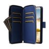 For Samsung Galaxy S23 FE 5G Nine-card Slots Zipper Wallet Bag Leather Phone Case(Blue)