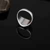 Europe and America Men Classic Alloy High Polished Drip Oil Style Ring, Size: 10, Diameter: 19.9mm, Perimeter: 62.4mm