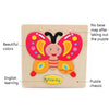 Children Educational Toy Wooden Cartoon Jigsaw Puzzle(Fox)