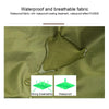 Waterproof Dustproof Backpack Rain Cover Portable Ultralight Outdoor Tools Hiking Protective Cover 70L(Forest Camouflage)