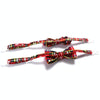 Christmas Red Plaid Bow Tie Dog/Cat Collar, S (17-30cm)