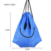 Beach Fitness Swimming Drawstring Waterproof Bag(Royal Blue Fish)