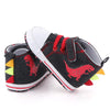 D2399 High Top Canvas Cartoon Dinosaur Small Wave Shoes Cloth Soles Walking Shoes, Size: 12cm(Black)