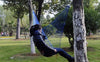 Hanging Nylon Mesh Rope Hammock Sleeping Hanging Bed (Red)
