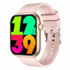 QX7 Pro 2.0 inch BT5.2 Smart Sport Watch, Support Bluetooth Call / Sleep / Blood Sugar / Blood Oxygen / Temperature / Heart Rate / Blood Pressure Health Monitor(Pink)