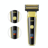 VGR V-366 5W USB 3 in 1 Nose Hair Care LCD Digital Display Electric Shaver(Yellow)