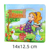3 PCS EVA Fun Bath Book For Infants Children Playing In Water Early Education Cloth Book Bath Toy(Happy Farm)
