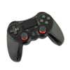 Rubberized Wireless Game Controller Bluetooth Handle for PS4 Host(black B)