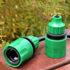 2pcs Faucet Hose Connector Gardening Drip Irrigation Car Wash Rifle Fitting(4/7 Interface)